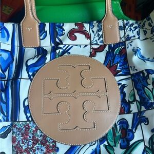 Tory Burch Multicolor Patchwork Tote Bag